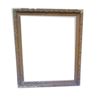 Wooden frame with mouldings