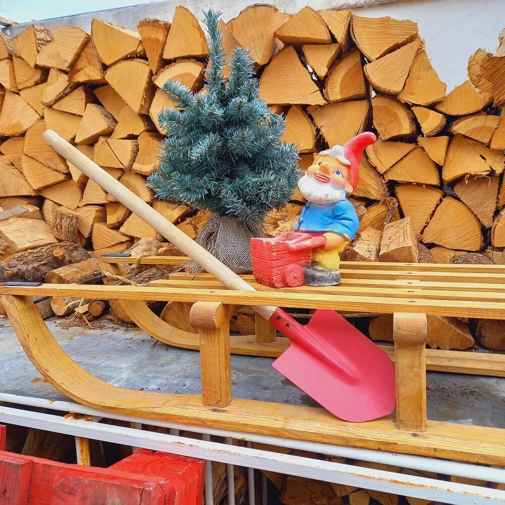 Wooden sled