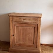 Buffet parisien 1 porte ancien - confiturier en bois massif brut