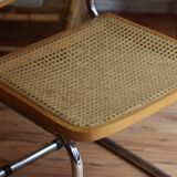 Chaise Cesca vintage, bois clair