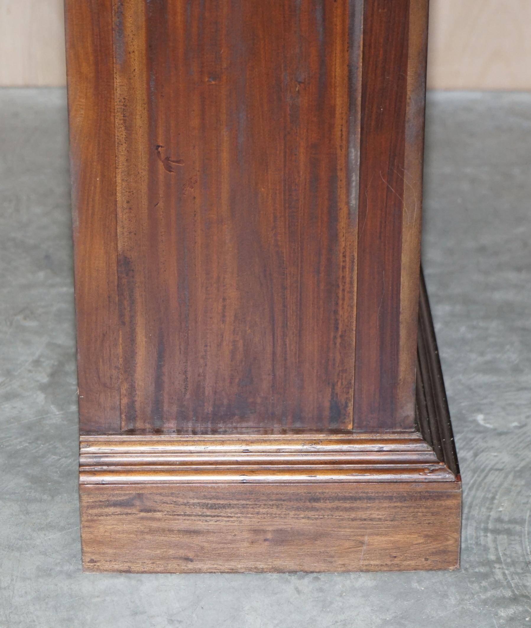 X3 vintage open libraries carved in Jacobean style
