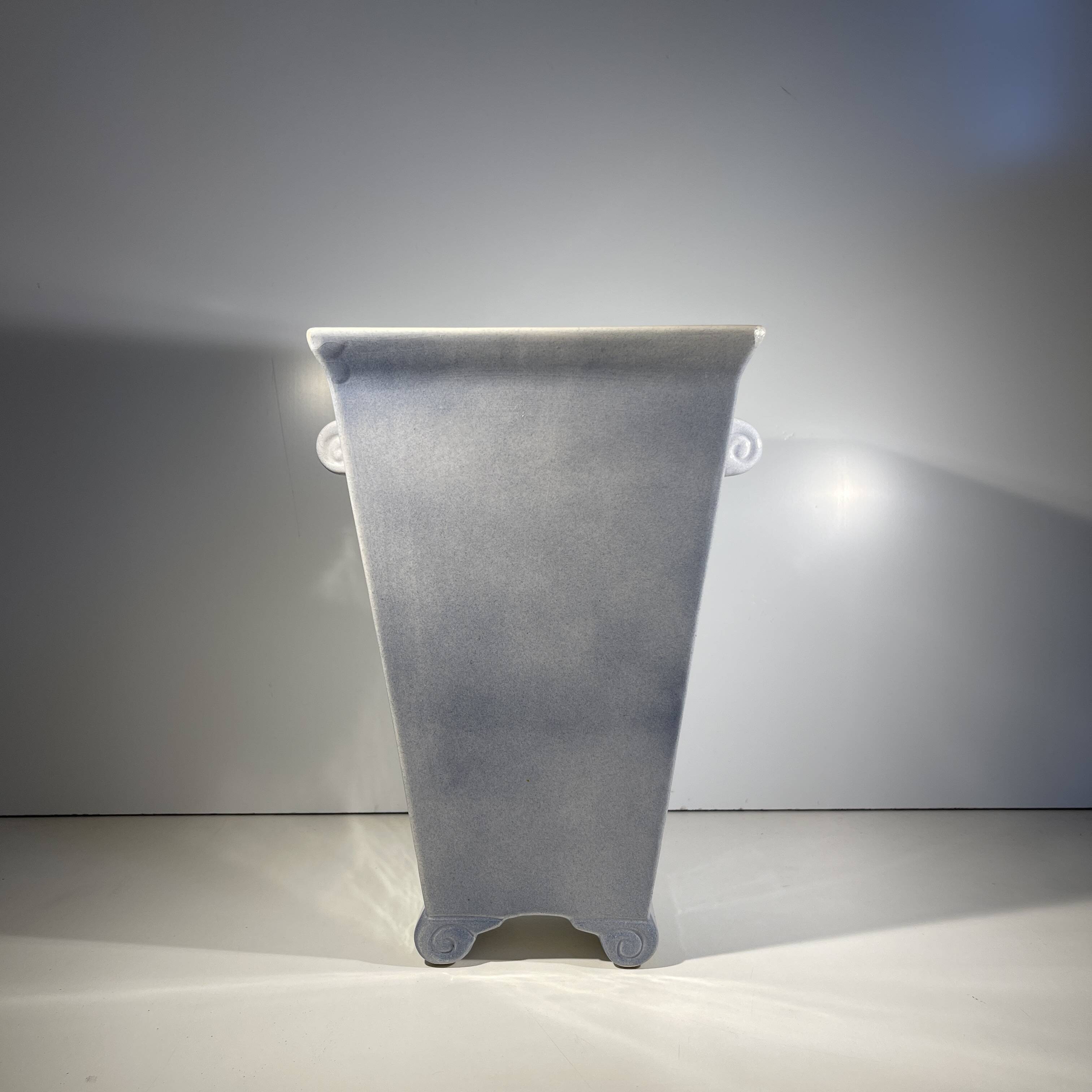 Art Deco ceramic vase with handles, Jean Luce for Villleroy & Boch