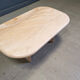 Vintage Italian travertine coffee table, 1970s