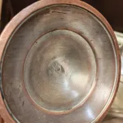 Duo of ancient torches with wabi-sabi patina
