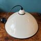 Large metal pendant light from the 80s