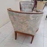 Paire de fauteuils bergère ancienne vintage