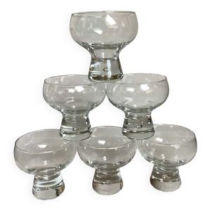 6 grands verres coupes