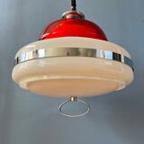 Massive suspension lamp of the space age