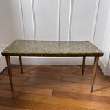 Glass terazo coffee table