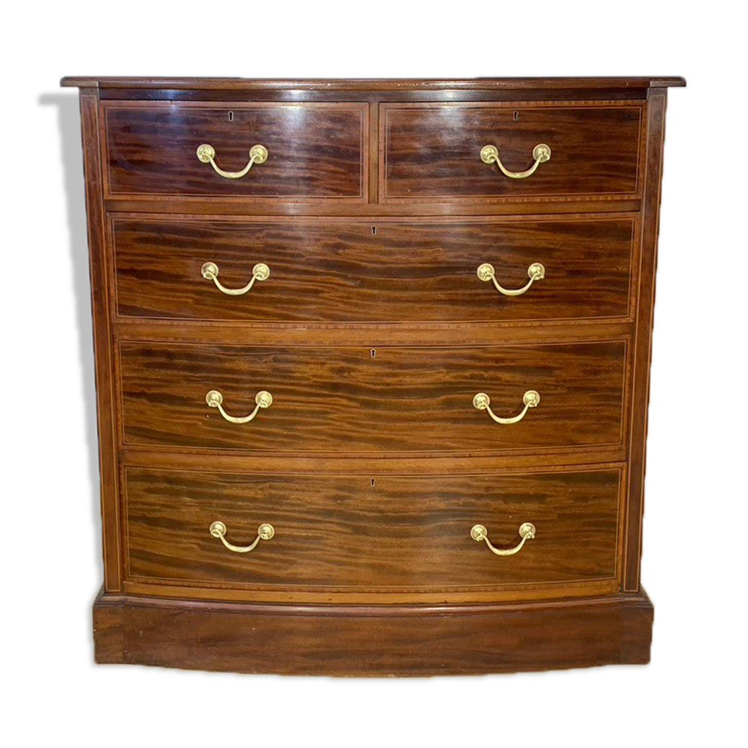 Commode à façade arrondie art déco