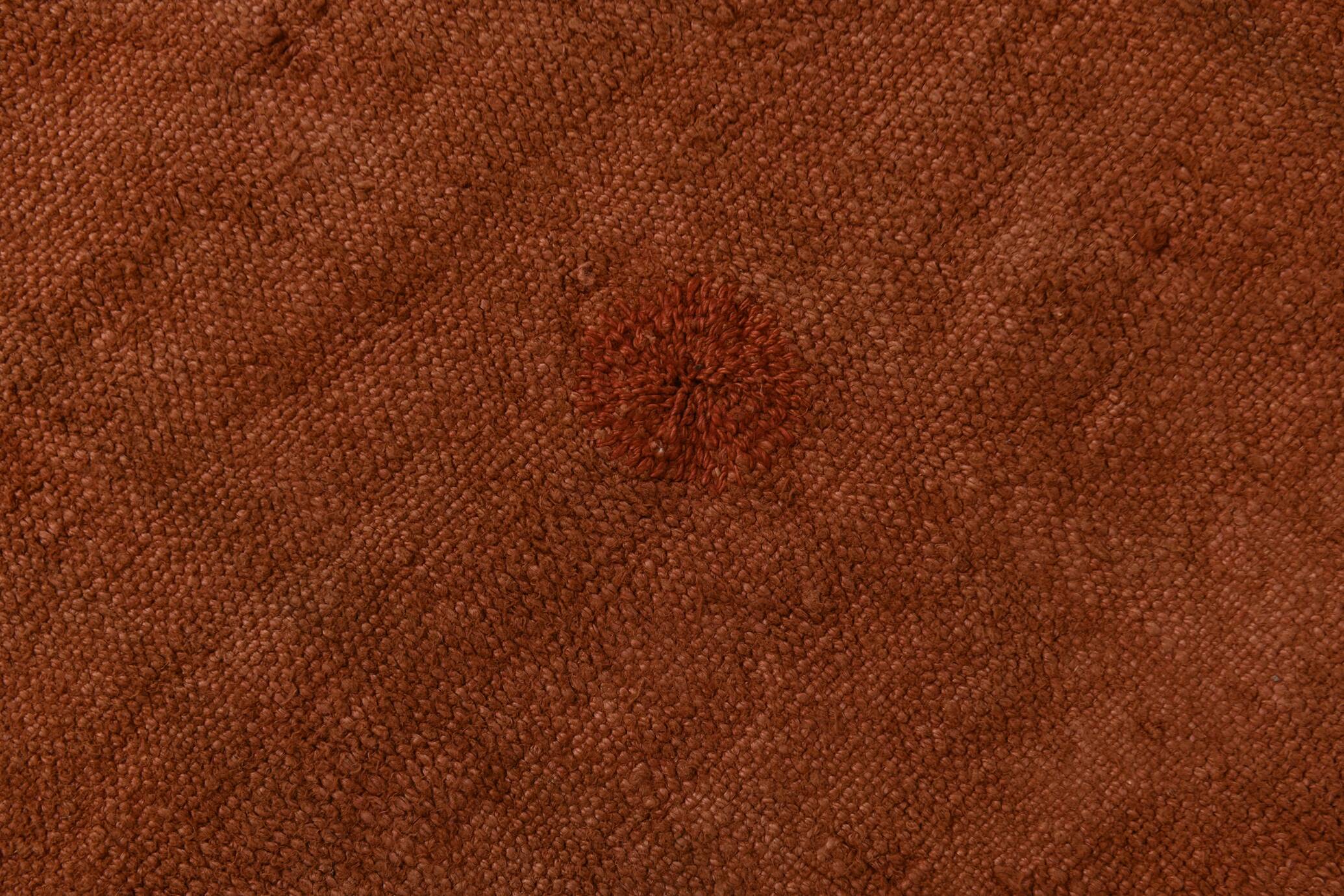 Tapis Kilim vintage fait main en terracotta 5x10, 164x305 cm