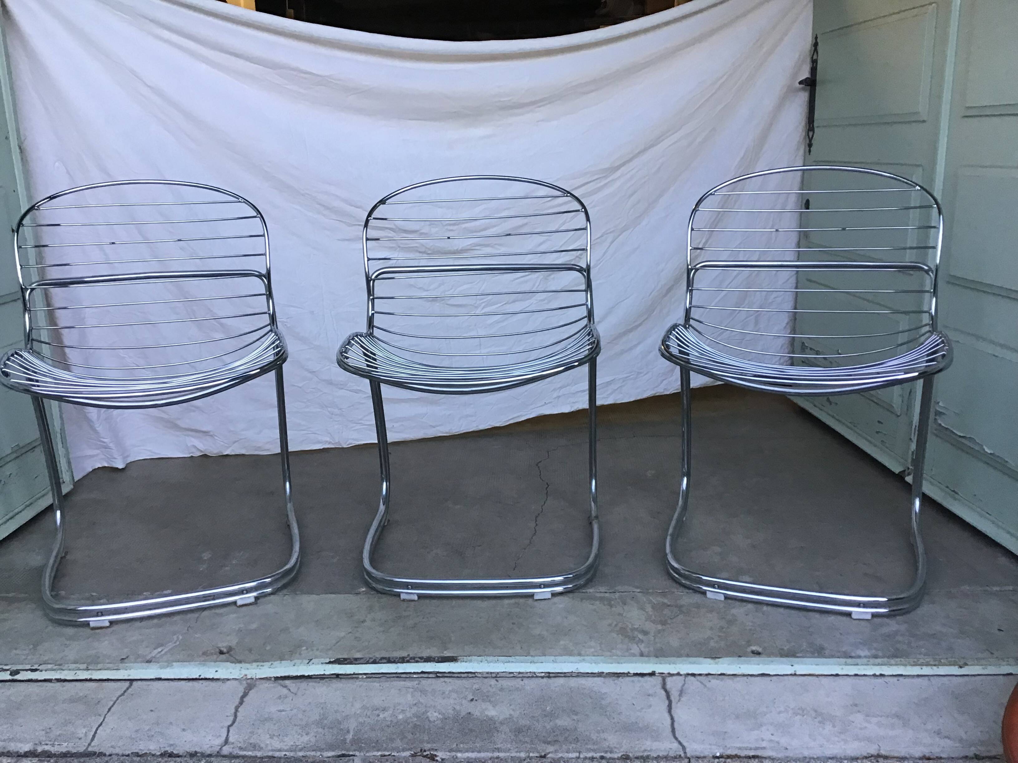 Lot de 3 chaises Sabrina Gastone Rinaldi