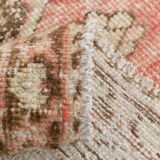 Pale Red & Brown Classic Persian Rug, 124x197Cm