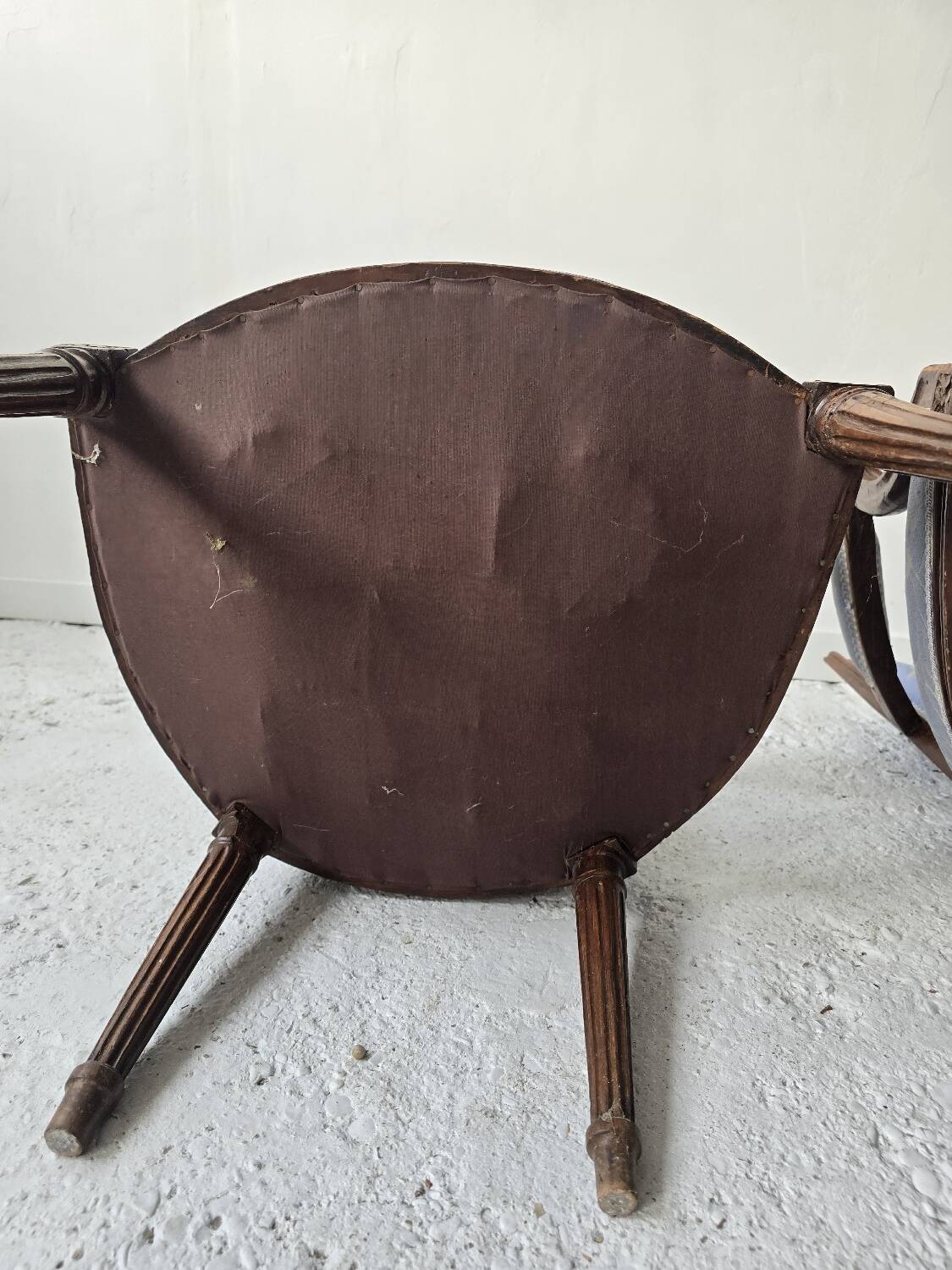 Pair of 18th-century Louis XVI cabriolet armchairs