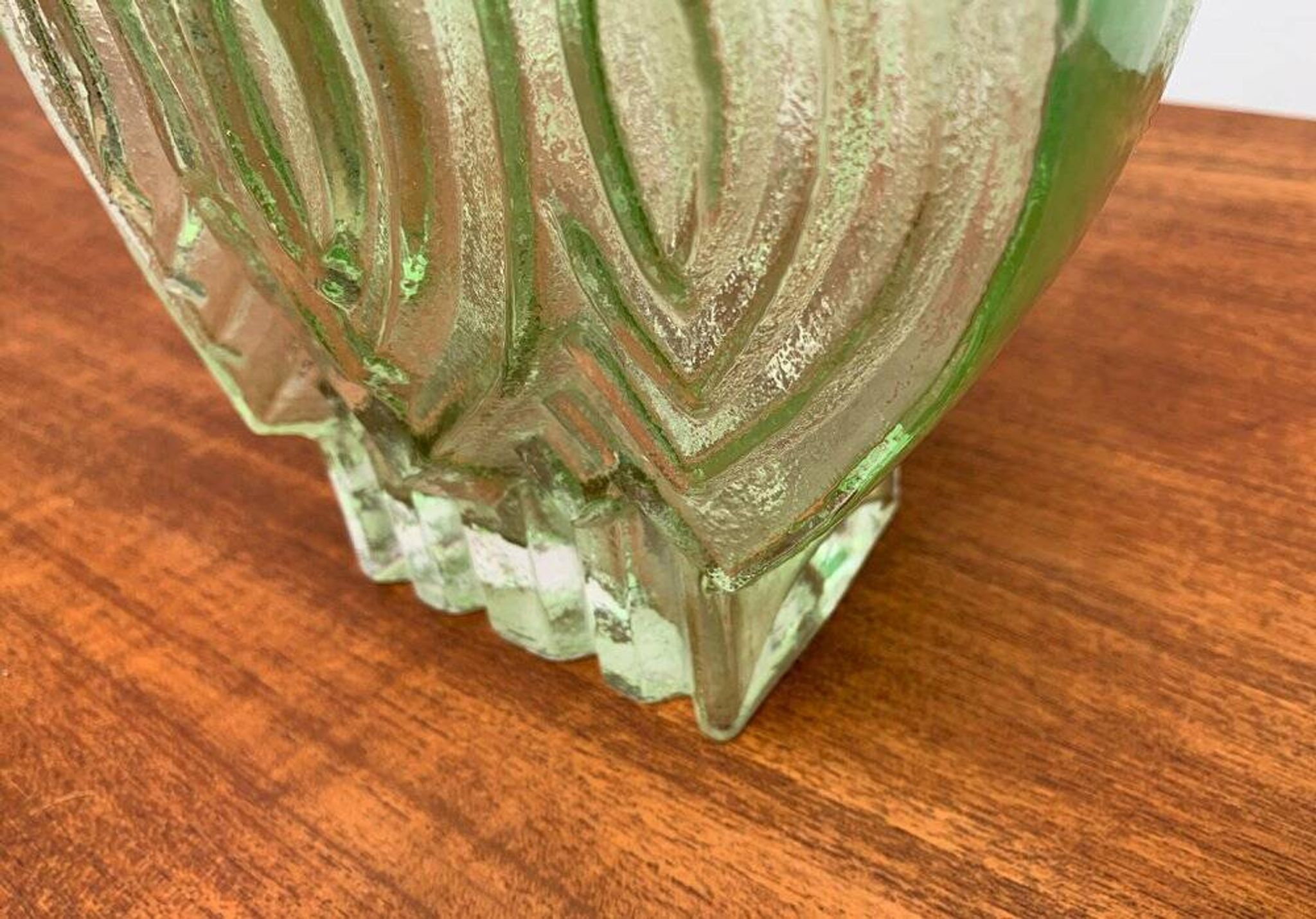 Vintage Finnish glass vase by Kaj Blomqvist for Kumela