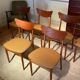 Chaise scandinave vintage « Rosa » (6 disponibles)