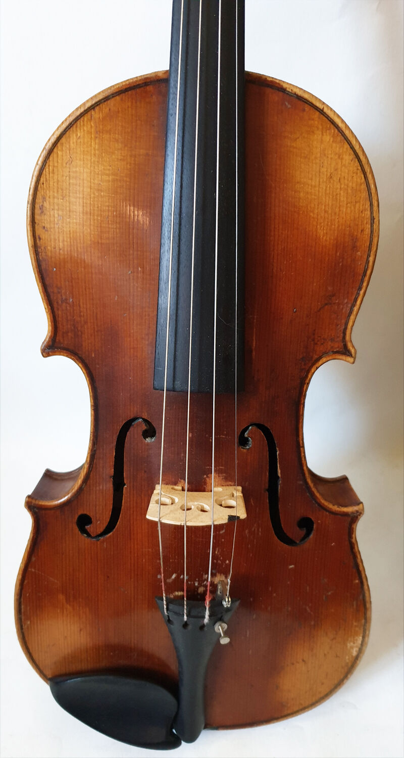 Old violin 4/4 + accessories stanislav plzdni 1920