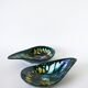 Set of three small ceramic dishes from Morvan, 1970.