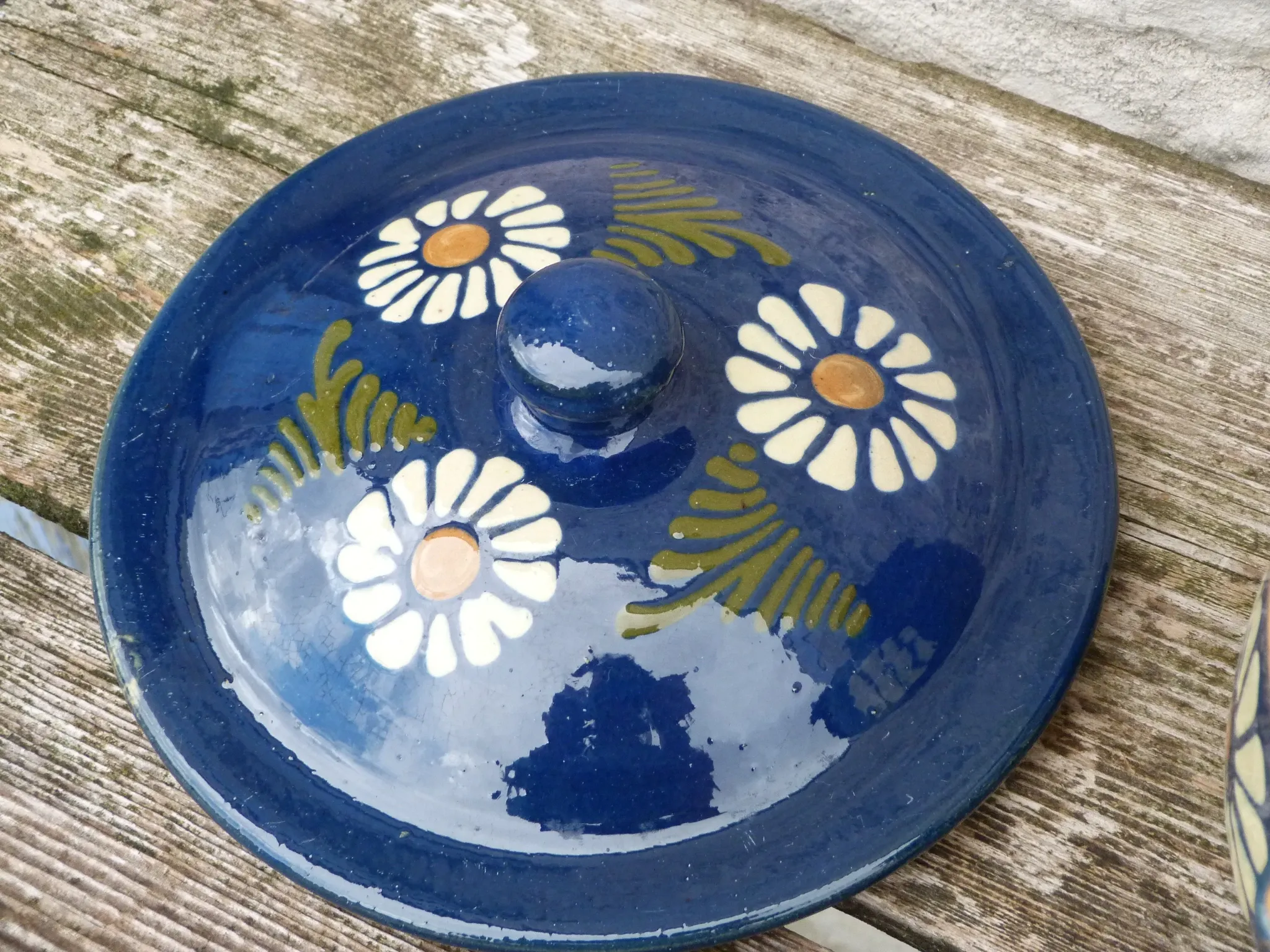 Vintage Marmite or earthenware soup tureen from Alsace.