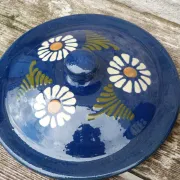 Vintage Marmite or earthenware soup tureen from Alsace.