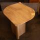 Vintage Italian coffee table in travertine - 1980s