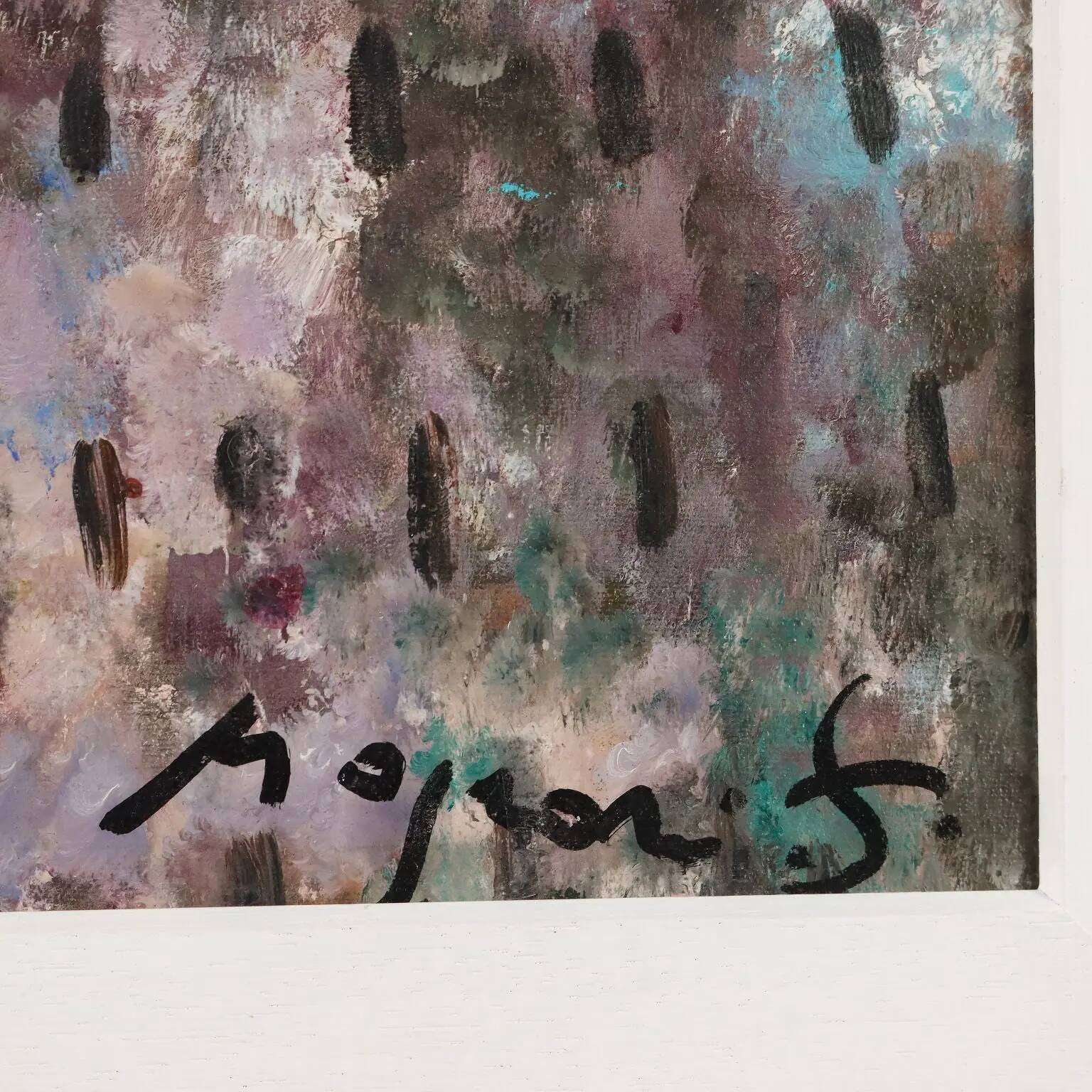 Contemporary painting, signed copy by Rognoni, 20th century
