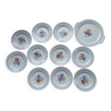 Service à dessert assiettes et plat MDL
