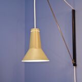 Dutch counterbalance arc wall lamp by Willem Hagoort for Hagoort Lighting, 1950s