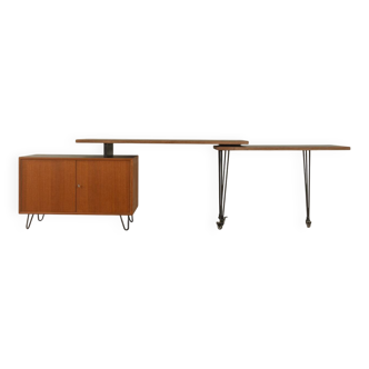 Bureau extensible recyclé, vintage