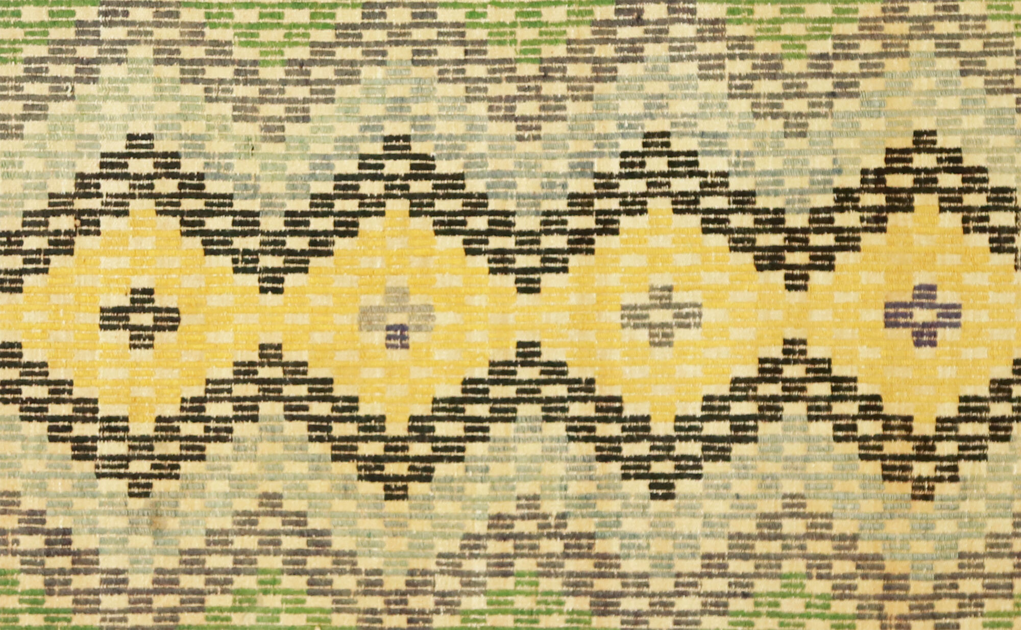 Anatolian handmade kilim rug 285 cm x 102 cm