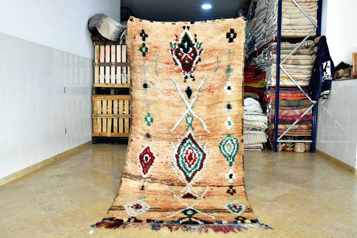 Boujaad vintage Moroccan Berber rug 260 x 128 cm