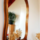 Miroir doré ancien style Louis XV