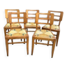 Suite of 5 chairs