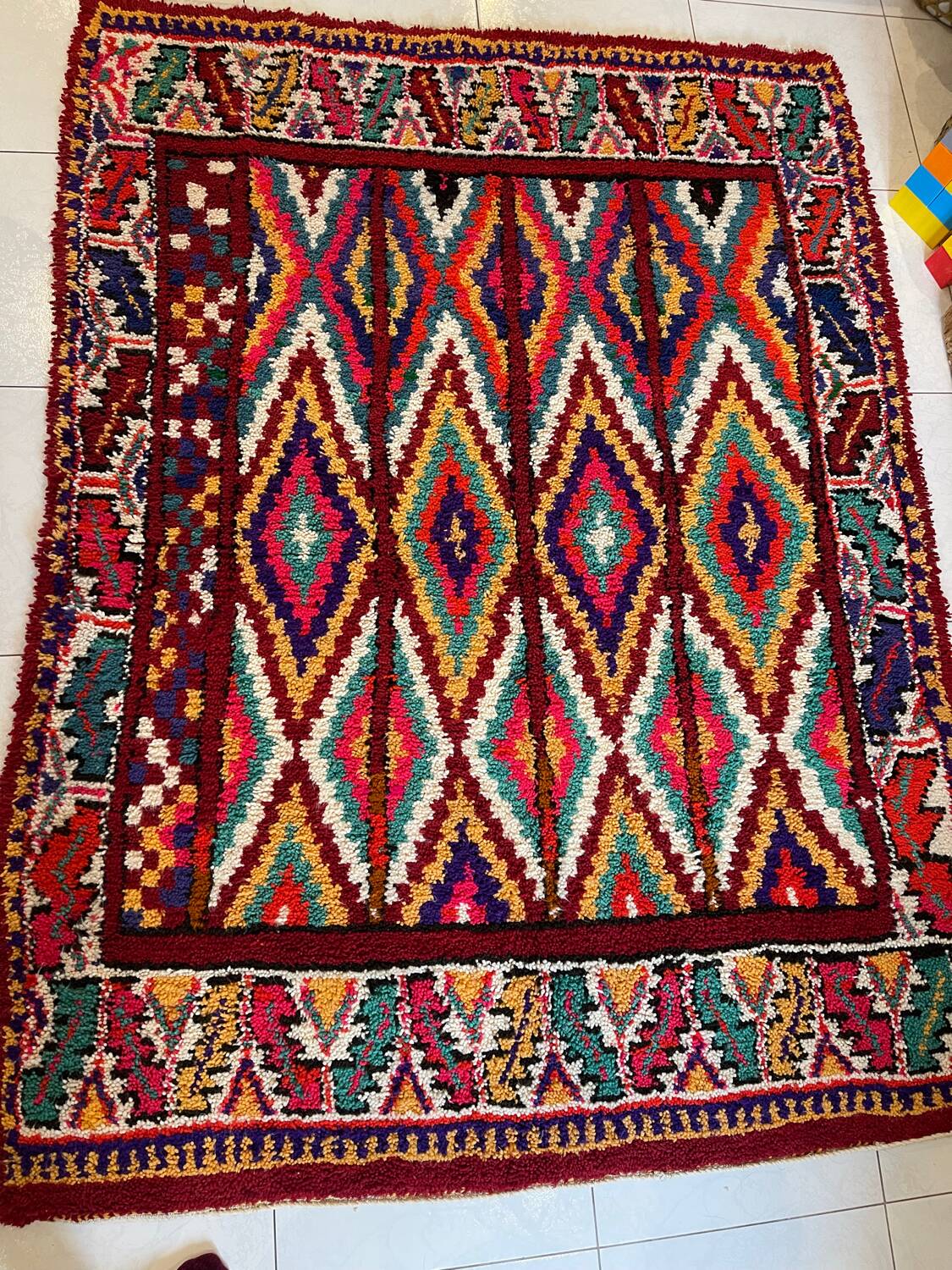 Vintage Berber rug