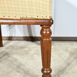 Pair of Cuban Mahogany Chairs, Restoration Period – Early 19th Century