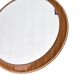 Round wall mirror, veb spanplattenwerk gotha germany, 1970s.