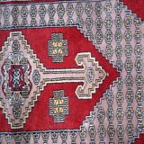 Tapis vintage fait main Boukhara ouzbek – 98 cm x 156 cm