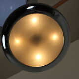Functionalist chrome Pendant UFO by Josef Hurka for Napako, 1930s