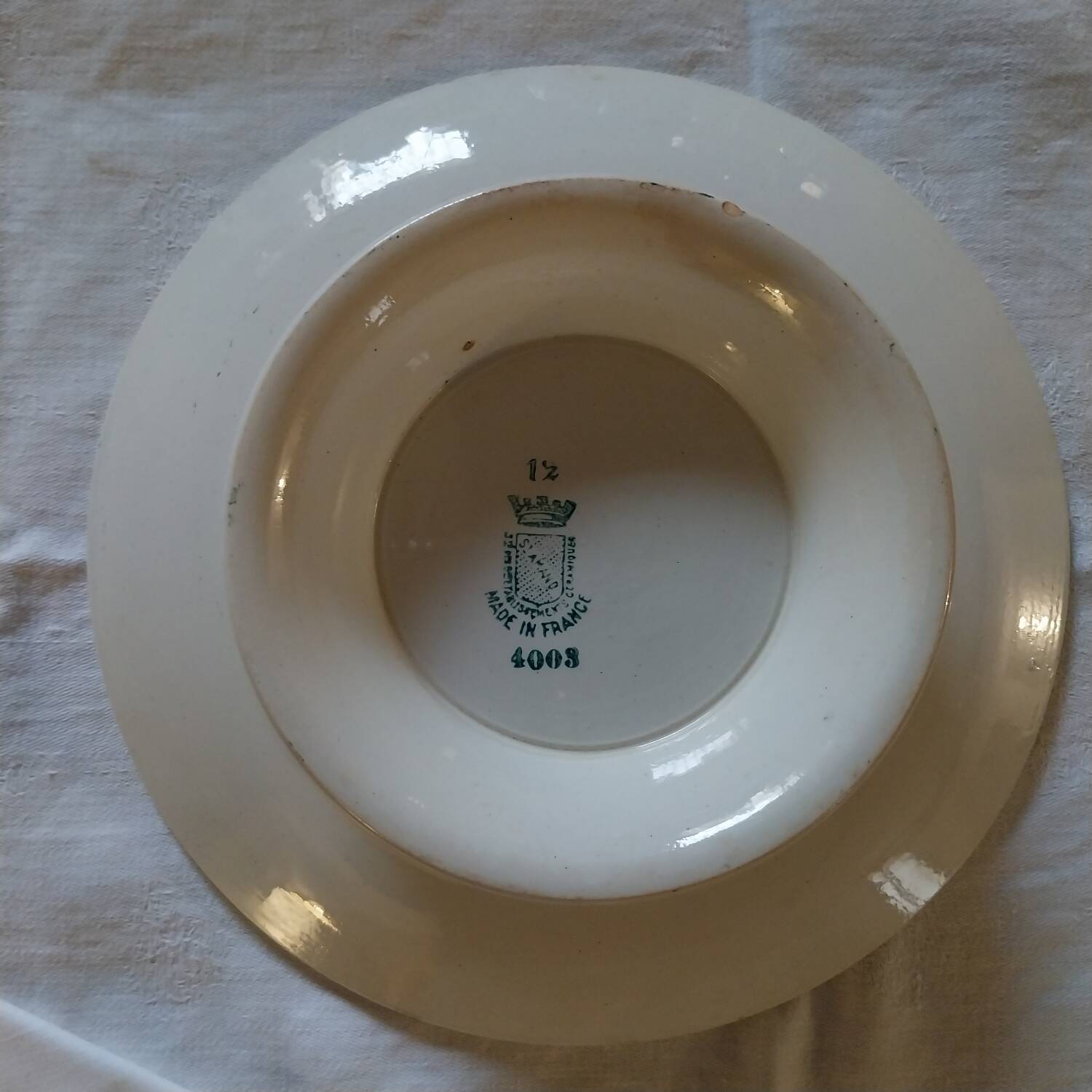 St Amand iron earth compote dish