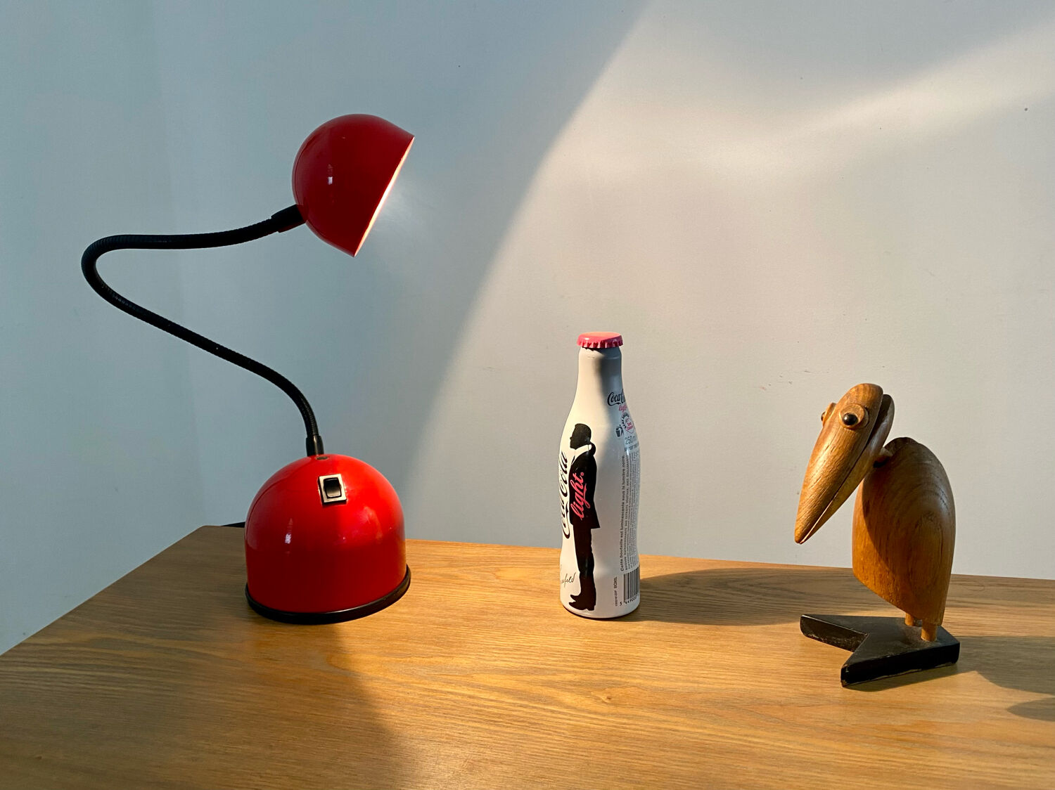 Minimalist desk lamp Gammalux italy vintage 70s