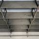 Industrial Iron Library Wall Shelving Cabinet