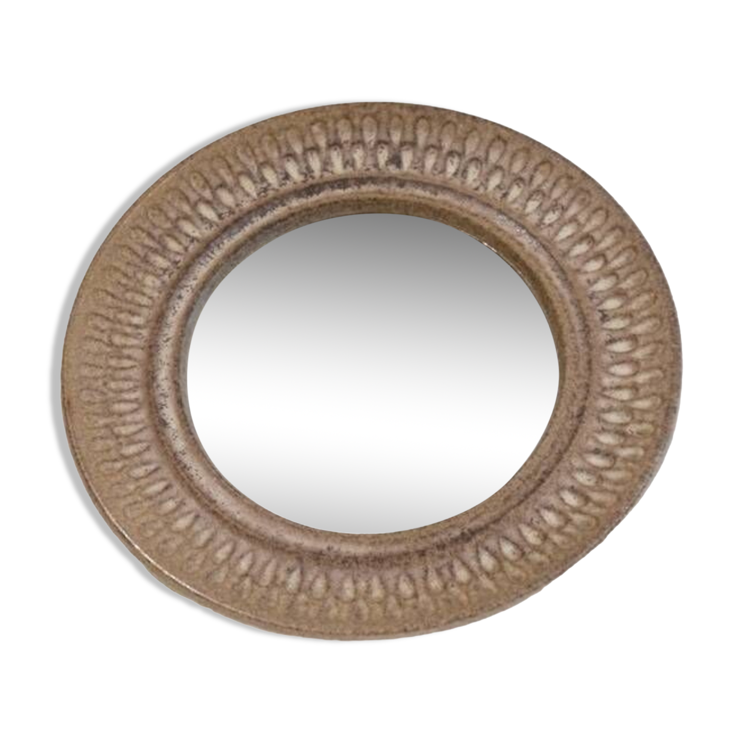 Danish ceramic mirror 1960