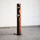 Brutalist floor lamp by Temde Leuchten