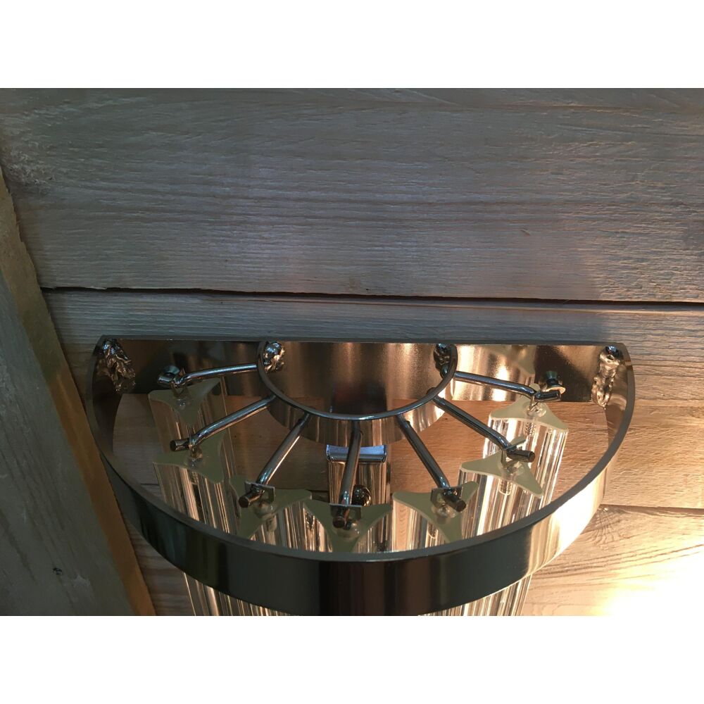 “belt” triedro murano glass wall sconce