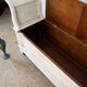 Wooden chest bench