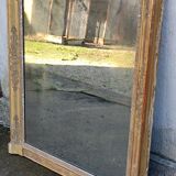 Ancien miroir doré 19 ème