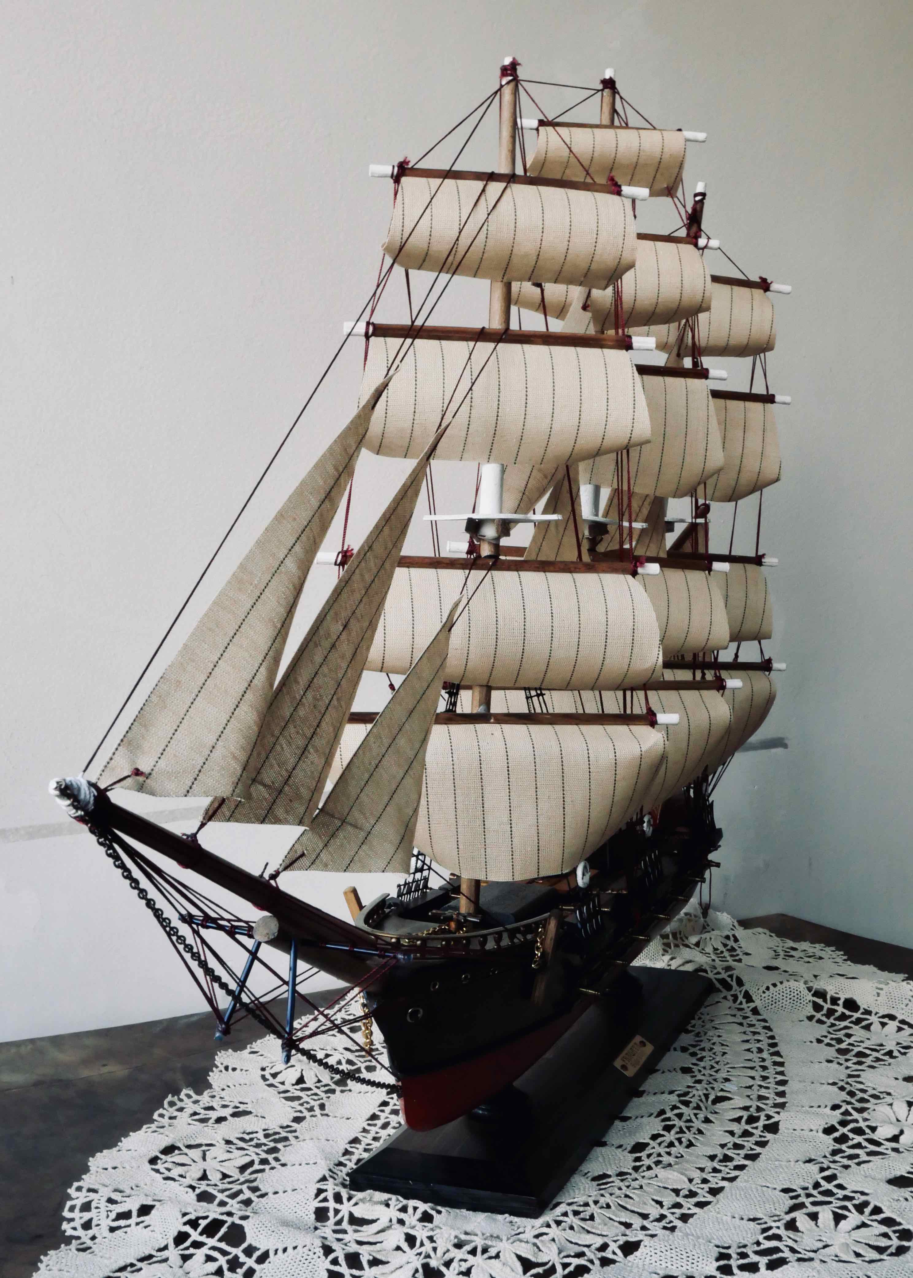 Model ship fragata siglo XVIII