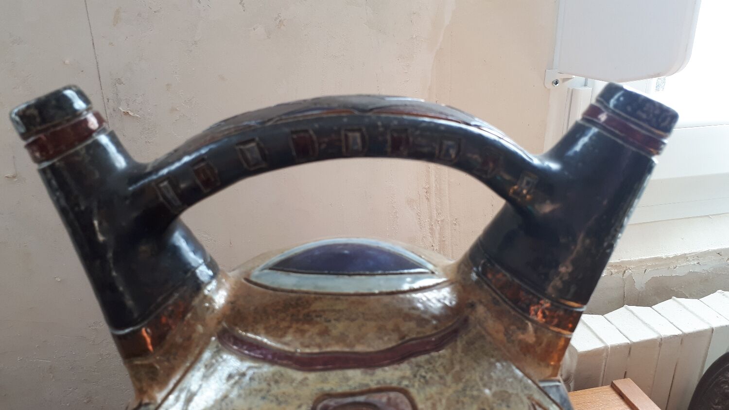 Large Art Deco vase signed Guérin