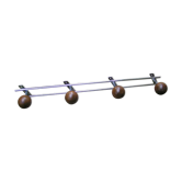 Wall coat rack