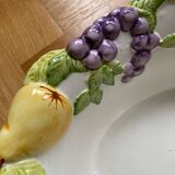 Saladier coupe à fruit en barbotine FG